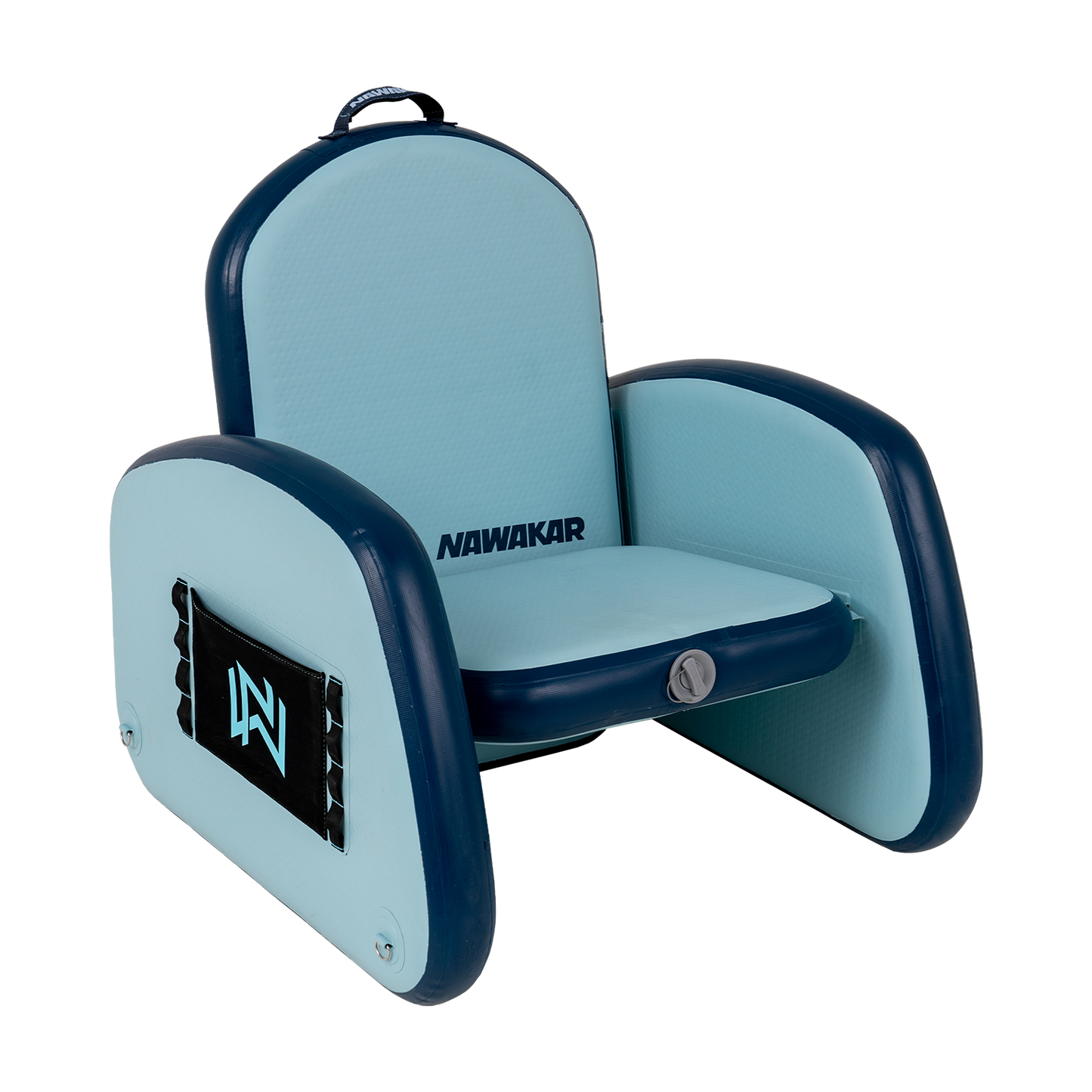 Inflatable Water Chair with Armrests – Portable Floating Seat with D-Ring