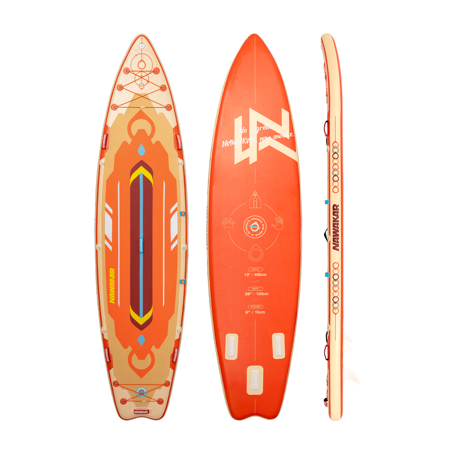 Ultimate 13' Family Paddle Board – Ultimate Stability and Space for Family and Pets